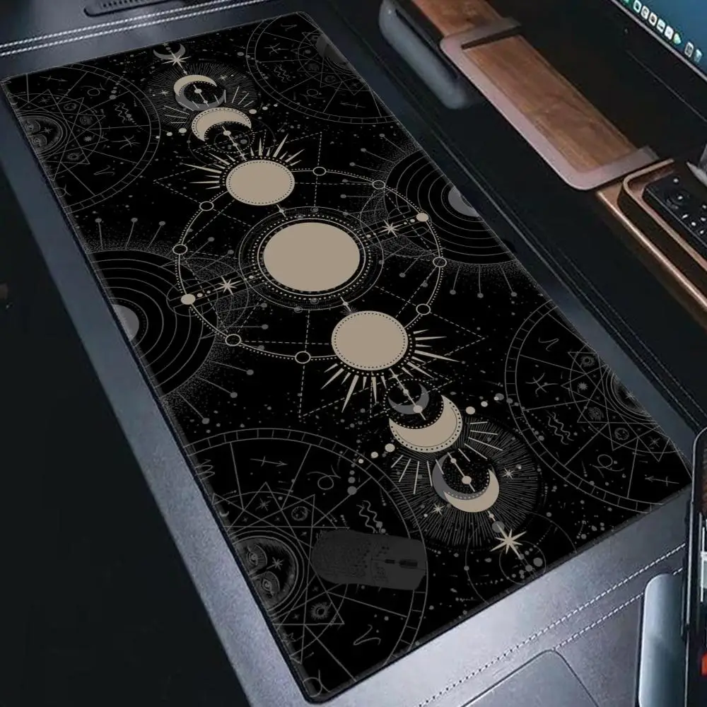 

Коврик для мыши Magic Card Tarot, красочный компьютерный ПК, большой размер, многоразмерный, водонепроницаемый, HD-печать, астрологическая клавиатура, коврик для офисного стола