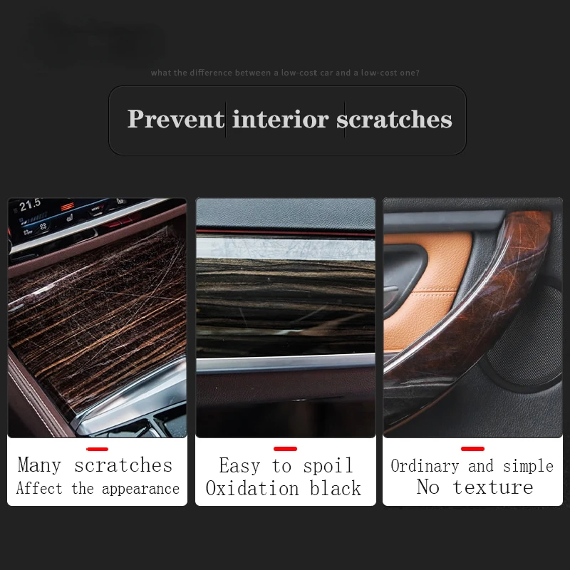 For Skoda Octavia A7 2018-2022 Window Center Pillar Protective TPU Film Anti-scratch Cover Car Protector Exterior Accessories