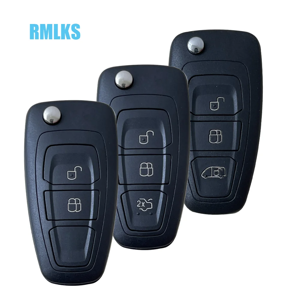 Remote Key Shell Case for Ford C-Max S-Max Focus Ranger Galaxy Mondeo Transit Custom Tourneo Custom HU101 Blade A2C53435329