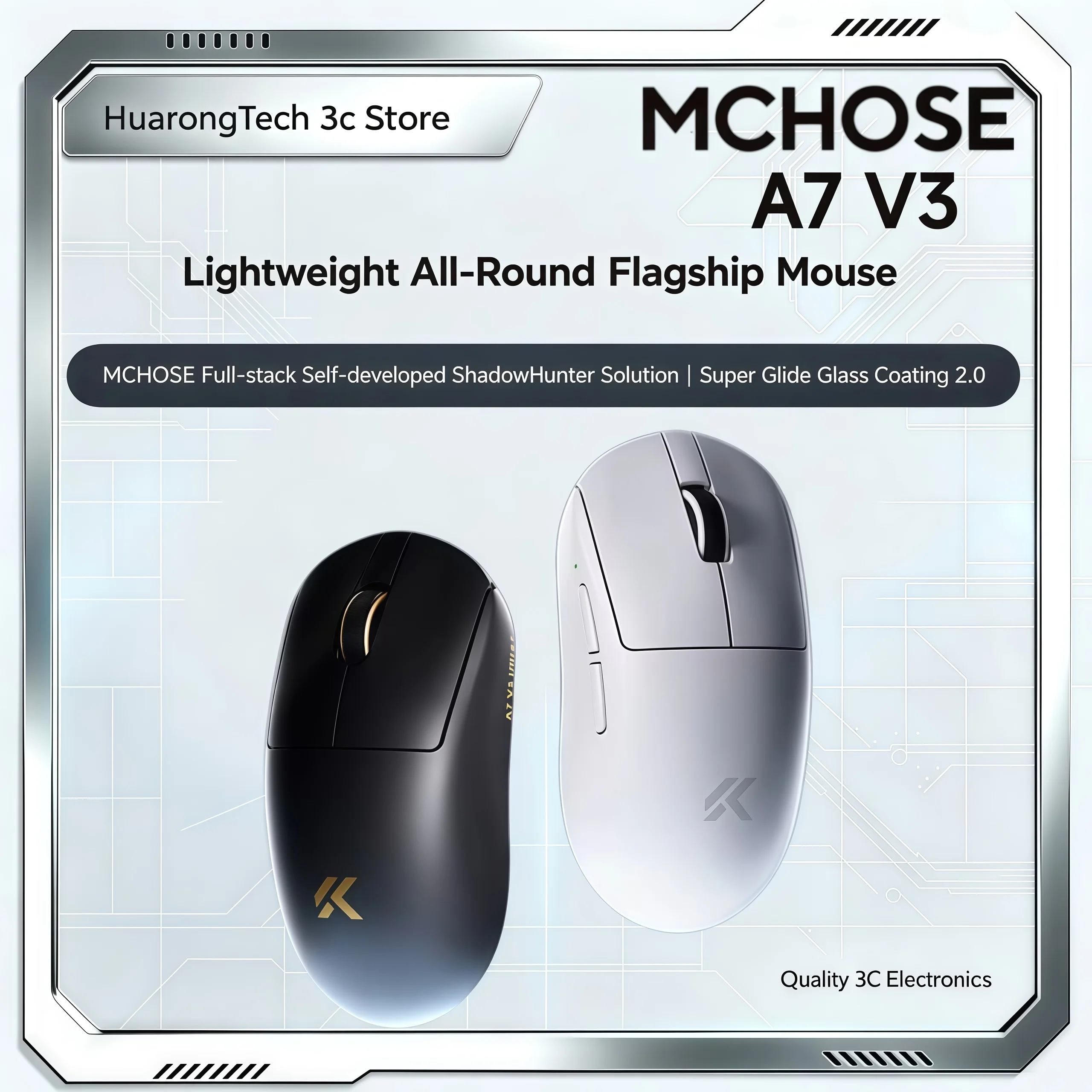 mchose-a7-v3-wireless-mouse-for-gaming-esports-ultra-bluetooth-ergonomic-three-mode-lightweight-super-glide-20-glass-coating