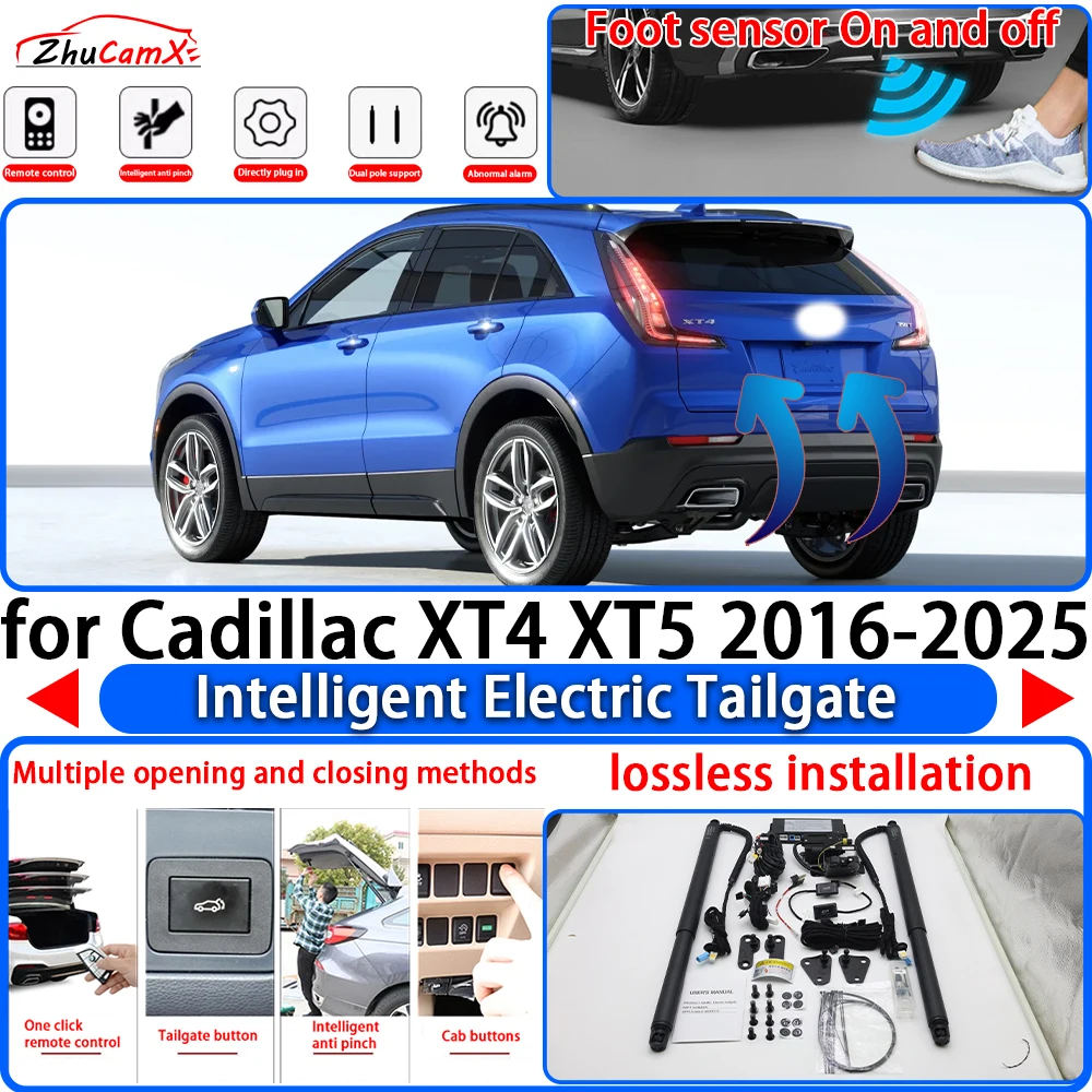 

ZhuCamX for Cadillac XT4 XT5 2016-2025 Power Liftgate Trunk Electric Suction Tailgate Intelligent Tail Gate Lift Strut System