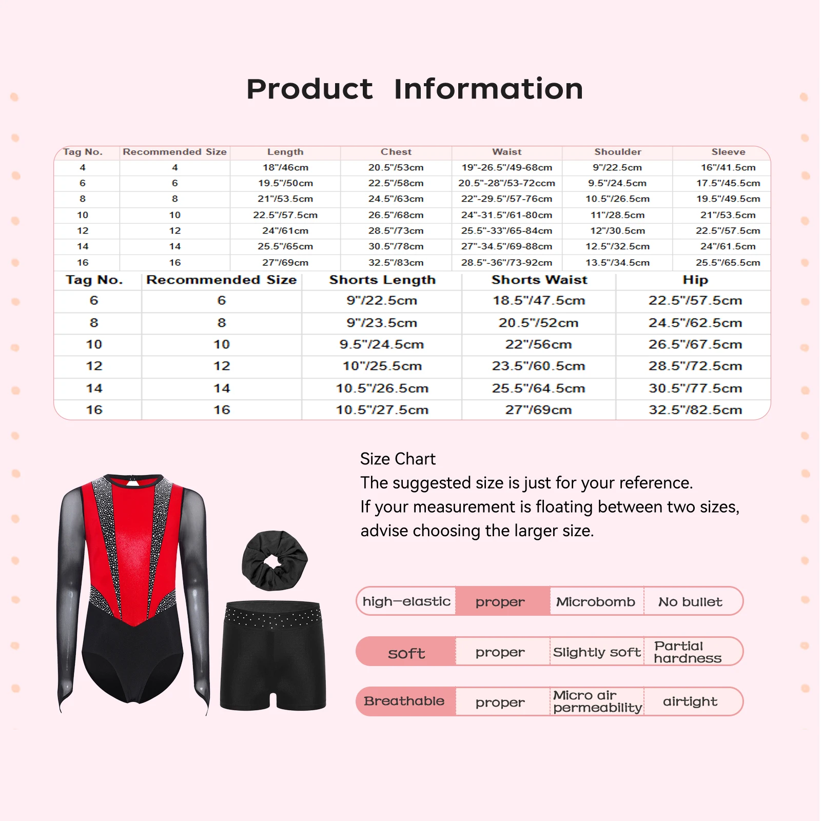 أطفال بنات الجمباز جيرسي الزي لامع كم طويل بذلة المراهقين الشكل التزلج الباليه ملابس رقص الجمباز مع السراويل أغطية الرأس