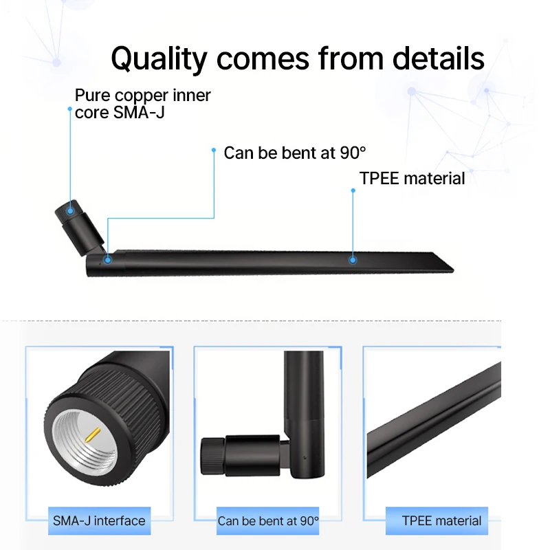 490MHz Rubber Antenna 3dBi CDEBYTE TX490-JZ-5 TX490-JK-11 SMA Female Bendable Rubber Antenna For Modules