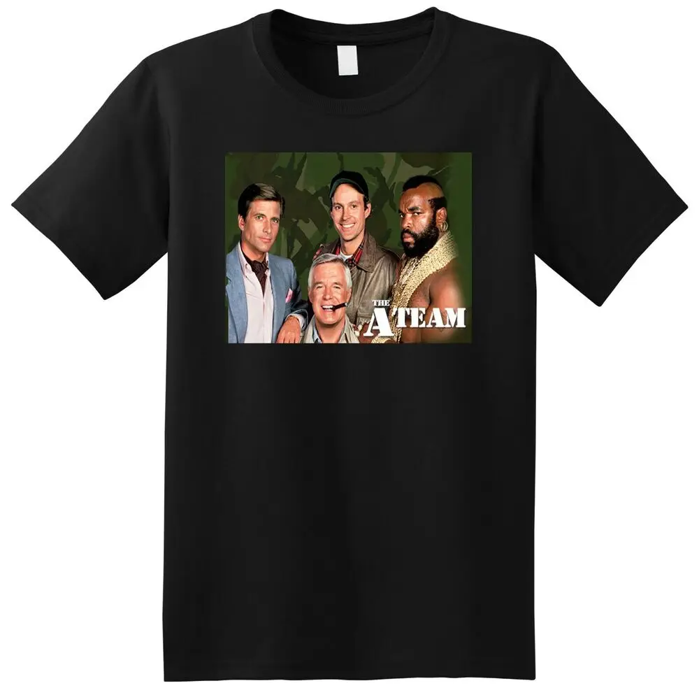 THE A TEAM T SHIRT Tv Show Season 1 2 3 4 5 Mr T Poster SMALL MEDIUM LARGE XL Unisex T-shirts For Man Woman Short