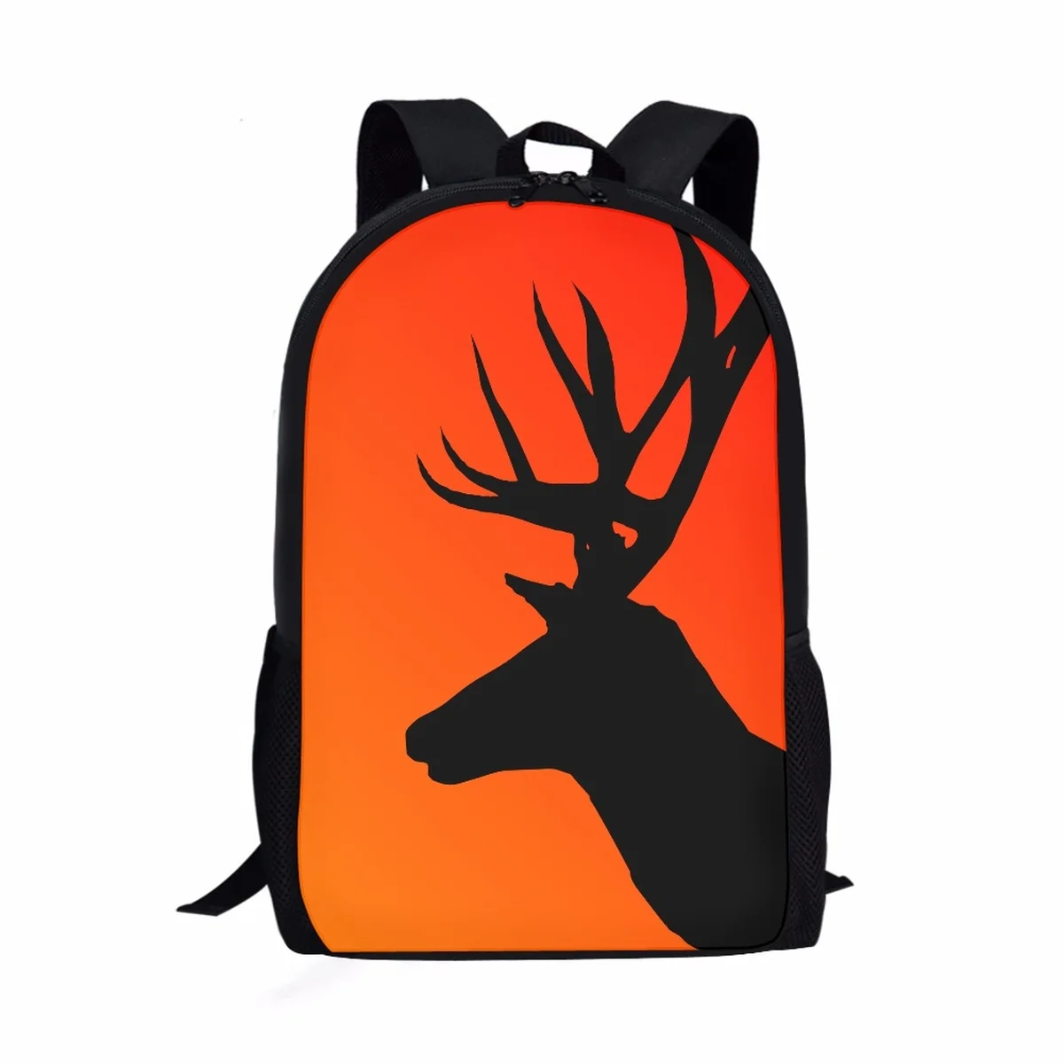 

Fashion Deer Head Printing School Bags For Girls Boys Casual Teen School Backpack Student Book bag High Quality Mochila Escolar