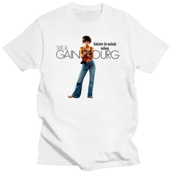 Álbuns franceses 1970s retro t camisa histoire de melody nelson serge gainsbourg