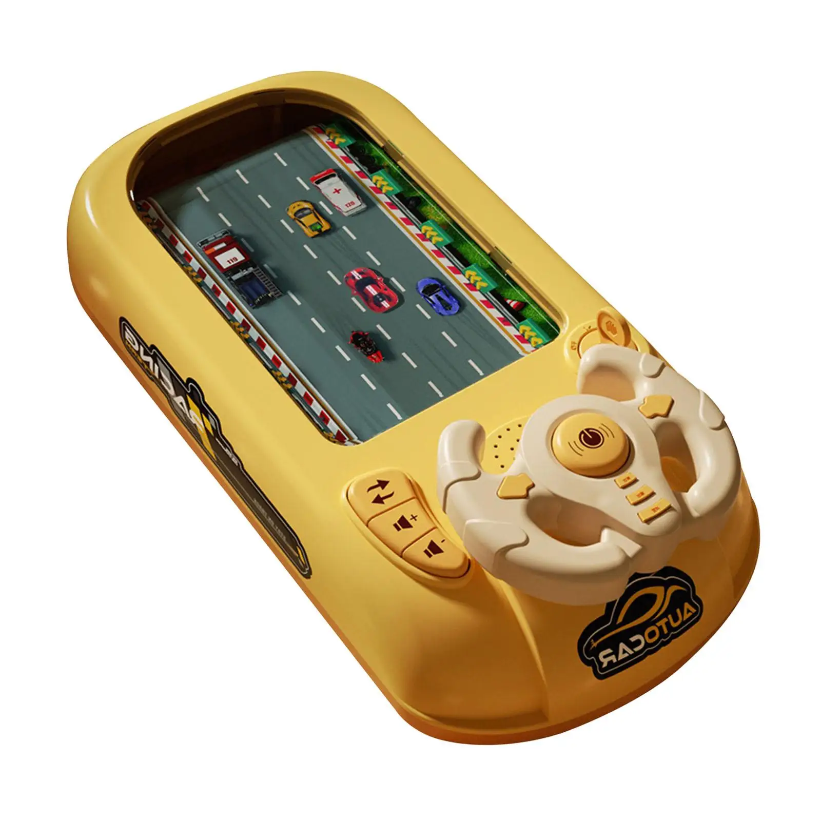 

Детский руль-игрушка для вождения, сенсорная игрушка с удобной ручкой, имитирующая управление автомобилем, музыкальная игрушка для детей от 3 лет