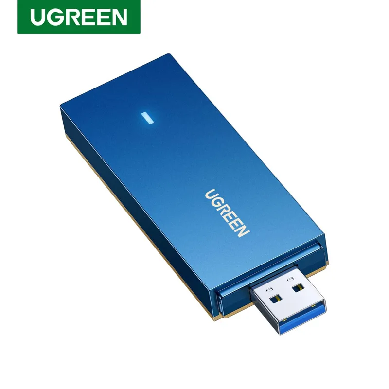 UGREEN USB WiFi 6 Adapter for PC Laptop AX1800 1200Mbps 5G 2.4G Dual Band WiFi Dongle High Speed USB3.0 Wireless Network Adapter