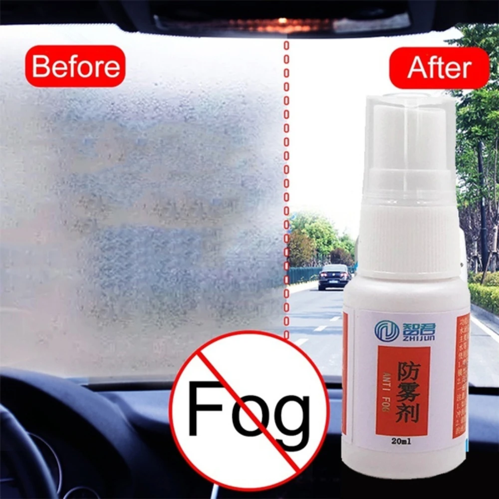 Agent Anti-buée pour vitre de voiture, Anti-buée pour fenêtre de voiture, Anti-pluie pour désembuage durable, miroir de vue arrière, 2022 10/20ML