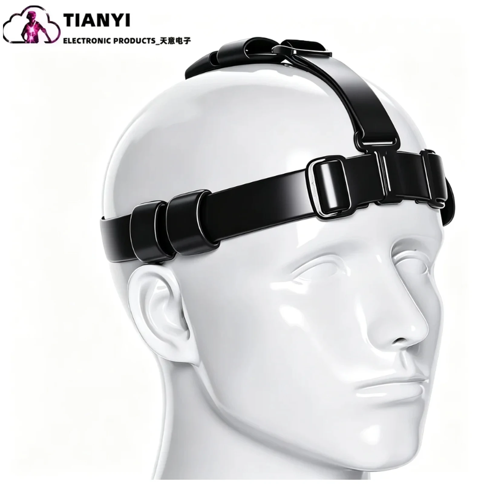 High Elastic Adjustable Head-Mounted Light with Universal Thickening Elastic Strap Flashlight