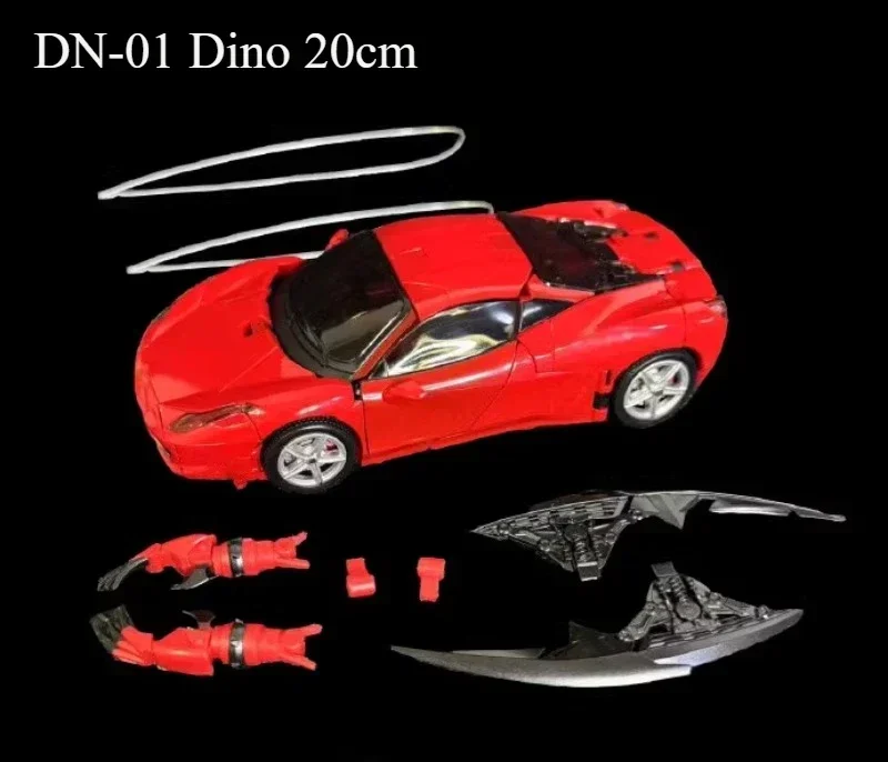 In Stock ！Transformation Dn01 Dn-01 Dino KO UniqueToys UT-R06 Dino Red Dasher Alloy 20cm Action Figure Robot Toys