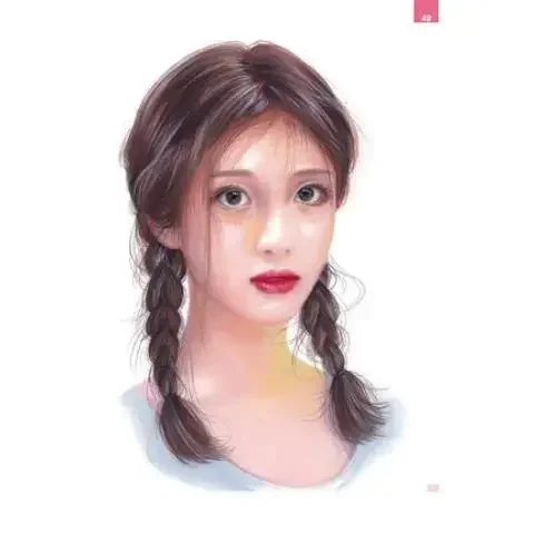 Super Realistic Portrait Color Pencil Hand-painted Tutorial Book Character Pencil Textbook Learning Book Coloring  for Adults