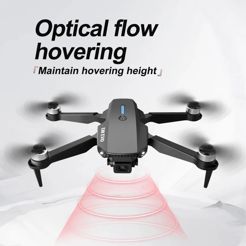 NEW E88 EVO Mini Drone Brushless Motor Optical Flow RC Aircraft E88MAX Upgraded Version Children's Toys