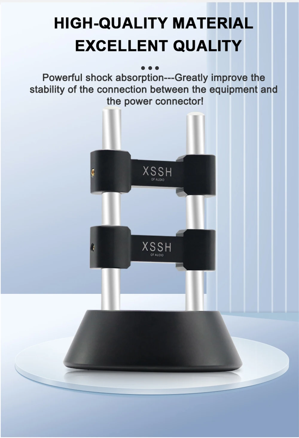 Stahl REF Kabel Aluminium Legierung HIFI Linie Rack XSSH Audio Audiophile Hebe Draht Besaitung Ausrüstung Kabel Tablett Organizer Stehen – Detail 4