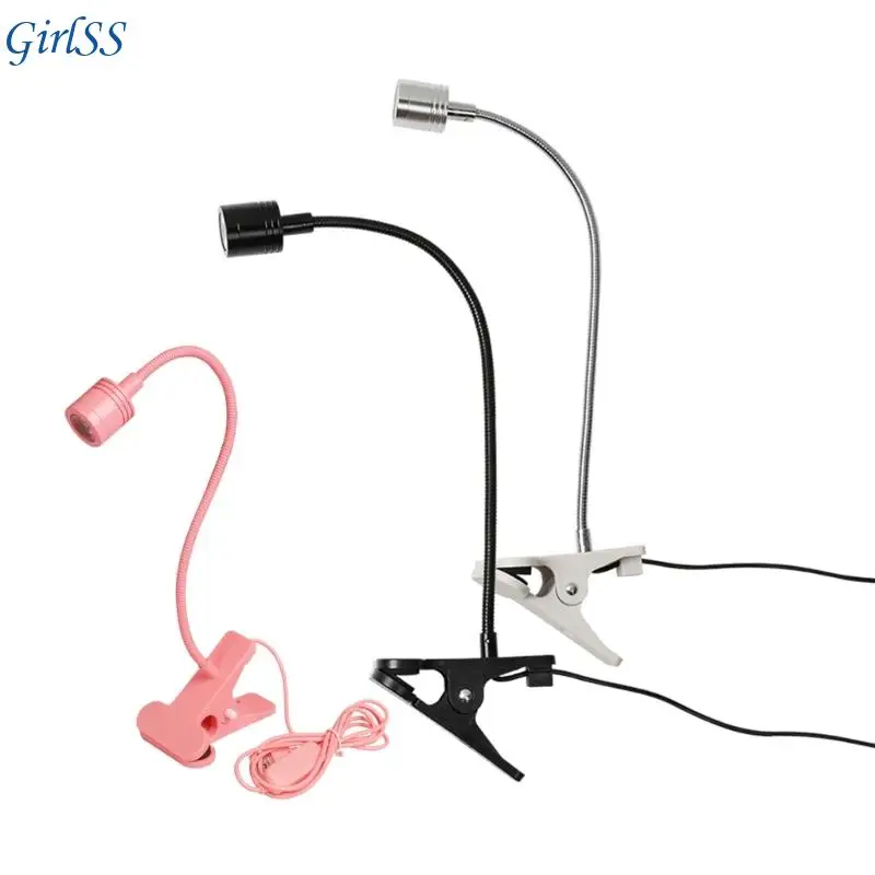 Lampada per unghie flessibile Lampada per unghie girevole Lampada per unghie Essiccatore per unghie in gel T4MB