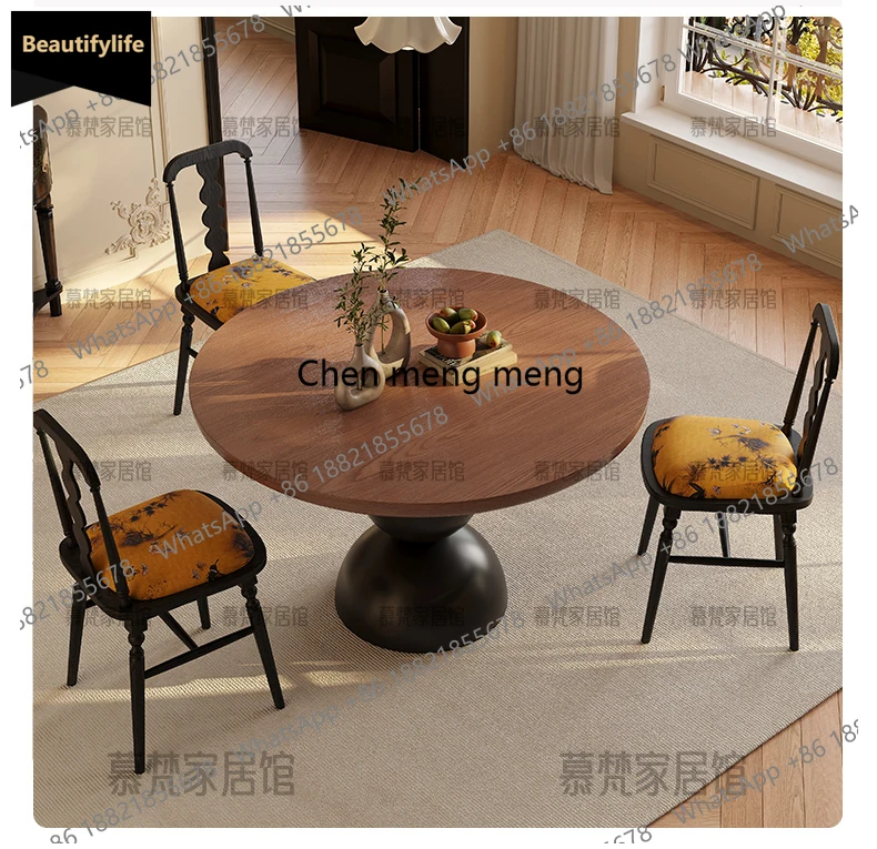 

Glamour Luxury Table Beauty Cozy Unique Elegant Dining Table Premium Vintage Tavolo Rotondo Allungabile Dining Room Furniture c1