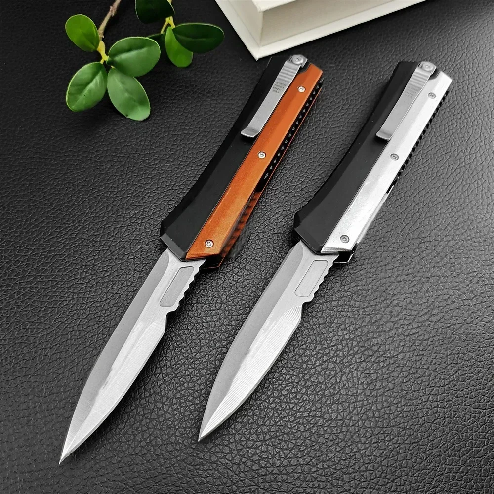 2 Styles Newest 8817 Folding Knife High Quality 440C Blade Zinc Alloy Handle Outdoor Camping Survival Knives Tactical Tools