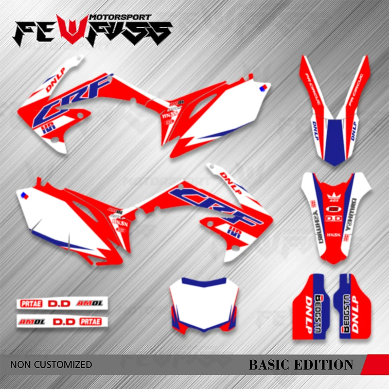 

Наборы наклеек на мотоцикл с графикой Fewfuss для HONDA CRF250 2010 2011 2012 2013 CRF450 2009 2010 2011 2012