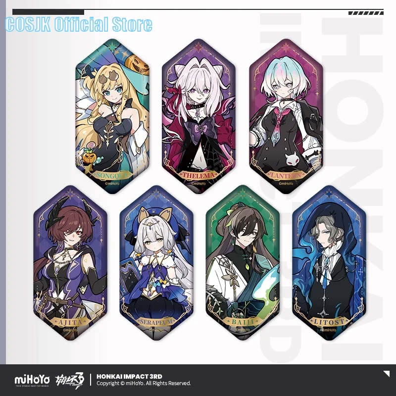 Preventa juego Honkai Impact 3rd II Mercancía oficial miHoYo Original auténtico serie temática QS insignia Thelema Lantern Baiji Songque