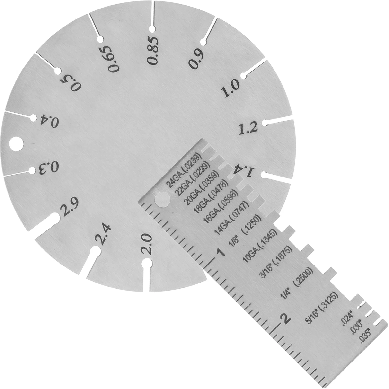 

Stainless Steel Wire Gauge Welding Measurement Tool Measuring Size Metal Thickness Soldering