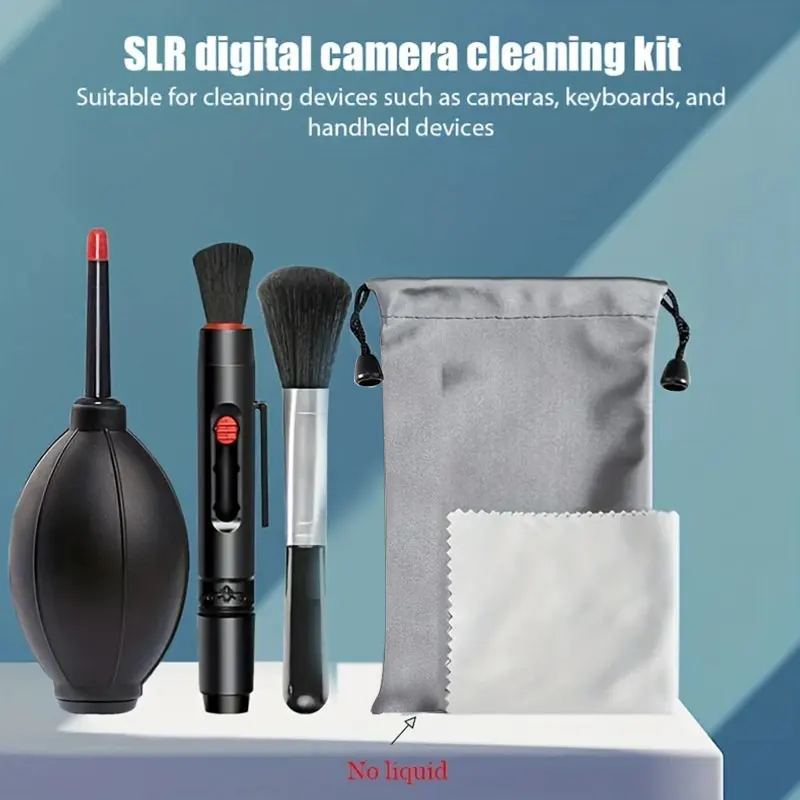 Slr Digital Mirrorless Camera Cleaning Set Laptop Screen Keyboard Air Blowing Suitable For Canon Nikon Lens Cloth Cleaning Set