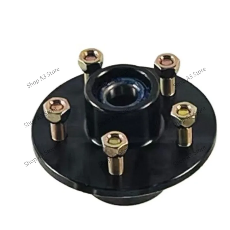 5-hole 5-114.3 Trailer Axle Head Assembly, Yacht RV Axle Half Axle Hub Accessory