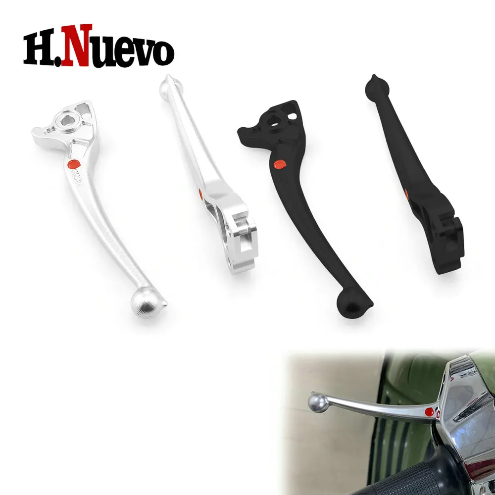 

Motorcycle Brake Handle Lever Aluminum For Vespa GTS 300 250 GTV 2017 2018-2022 Motorcycle Moped Brake Handlebar Lever