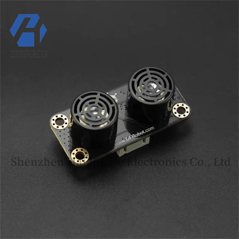 

The DFRobot Gravity URM09 analogue ultrasonic distance sensor is compatible with the arduino Raspberry Pi