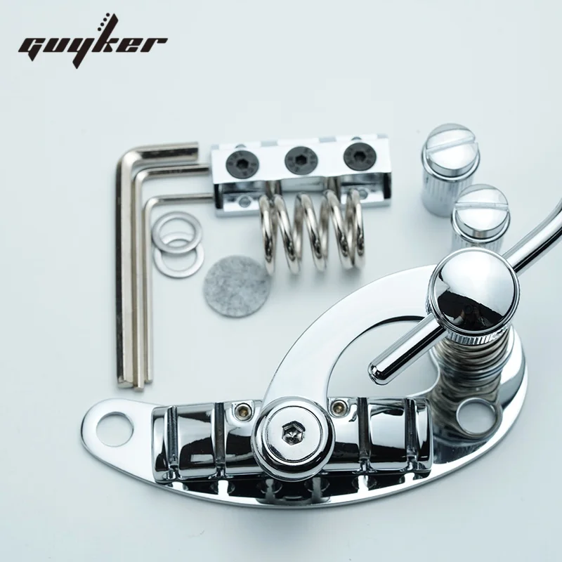 Tune-O-Matic Style Electric Guitar Bridge Stop Bar Tailpiece Tremolo Black Locking Clamp With Mount Screws For LP SG