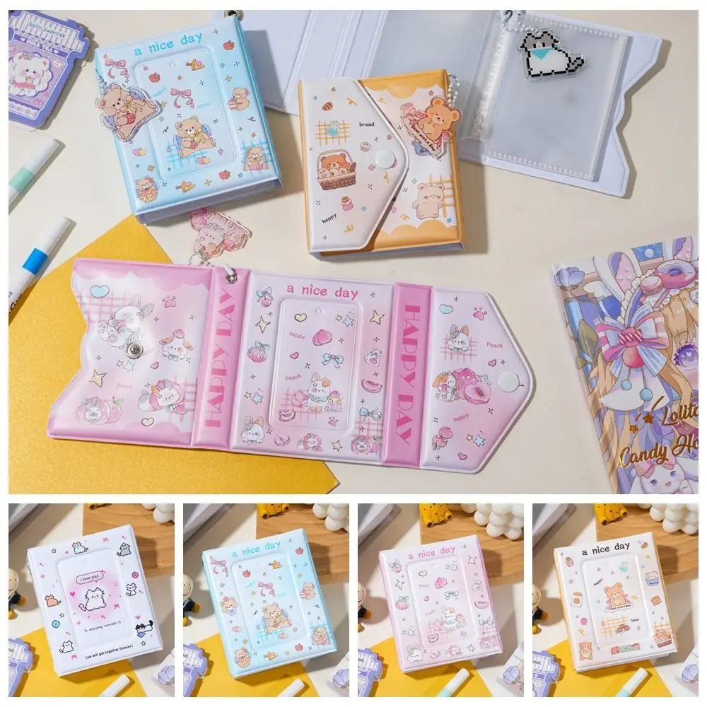 Cute PVC Photo Album 3 Inch 36 Pocket Idol Card Binder Collection Book Cartoon Photo Card Holder
