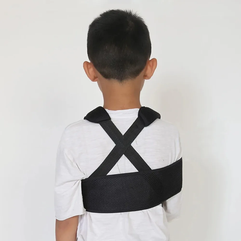 Professional Medical Children's Forearm Sling Breathable Arm Wrist Sprained Fixed Belt Shoulder Dislocations Protectors Supports