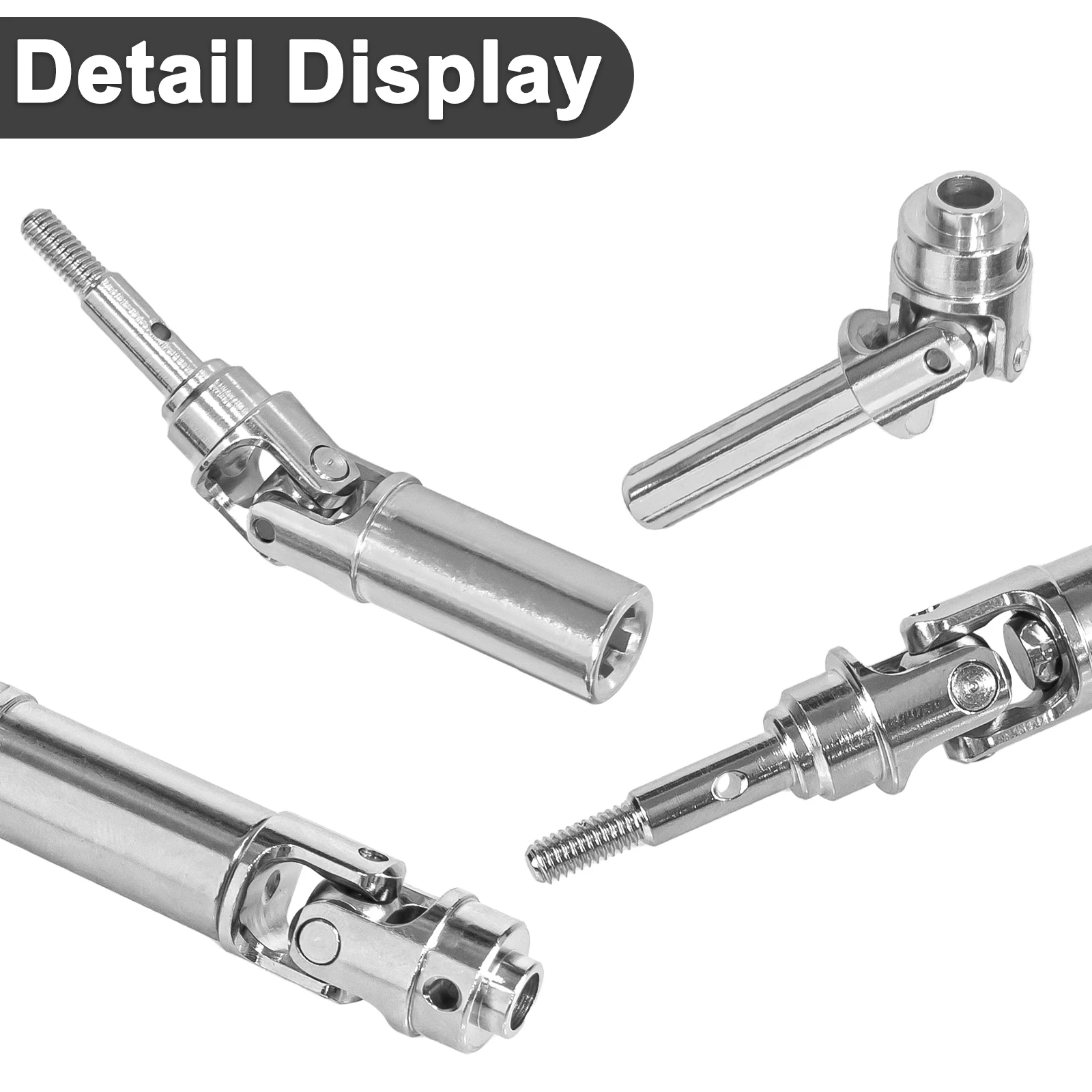 OKHL 4Pcs 스테인레스 스틸 CVD 드라이브 샤프트 99MM 액세서리 1/16 Traxxas Mini XRT VXL-3s 108076-1 RC 자동차 업그레이드 부품