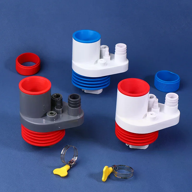 Connettore per tubo di scarico per tubo da cucina Depuratore da cucina Lavastoviglie Connettore per tubo di scarico 5 in 1 Lavello Fogna Giunto interno a prova di odore