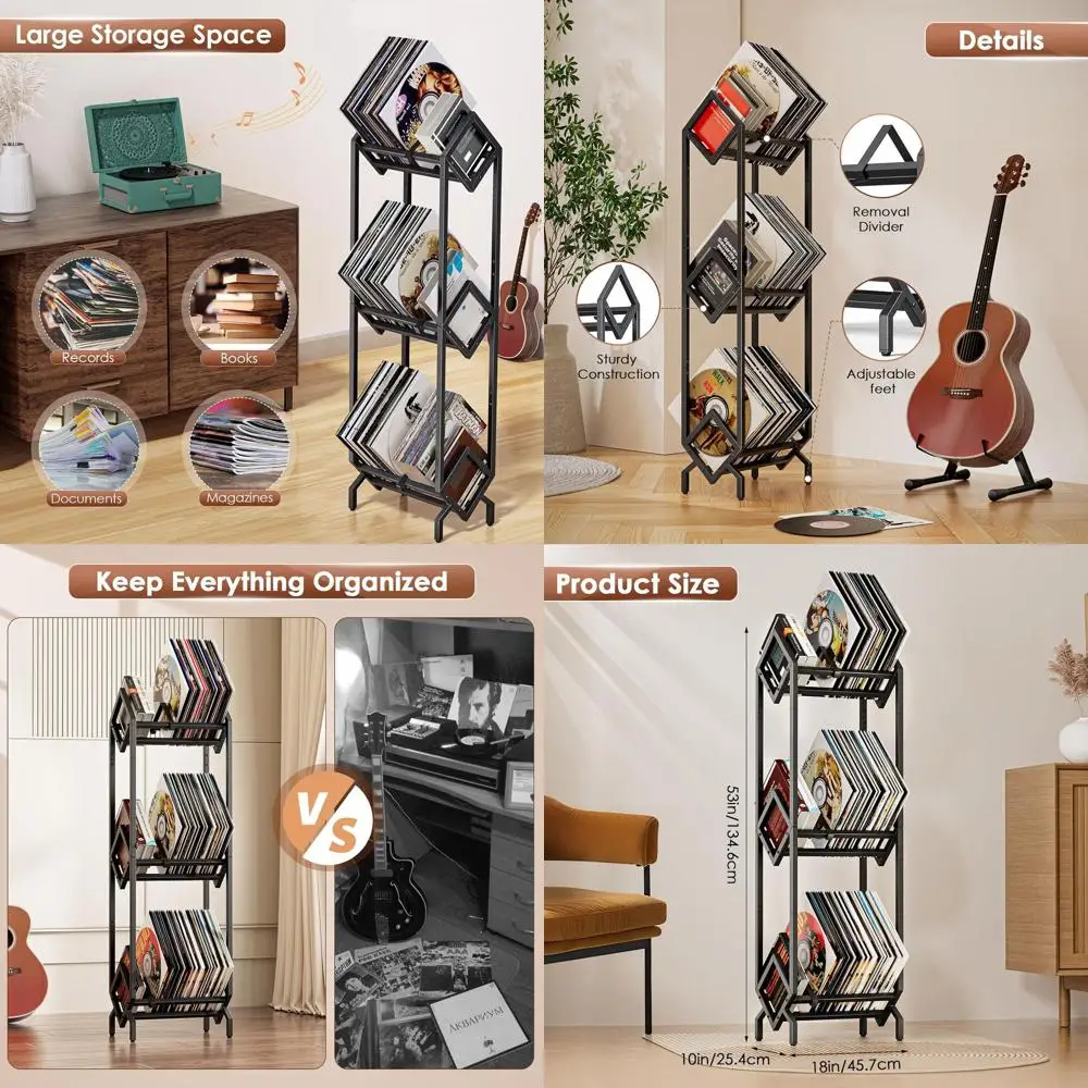 Black Metal Vinyl R… - image