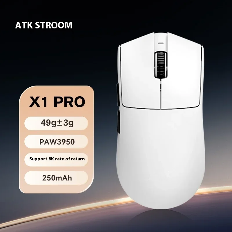 

ATK Blazing Sky X1 Ultimate Ultra Pro Max, ножки для мыши, скользящие коньки, беспроводная эргономичная игровая мышь для киберспорта, легкая