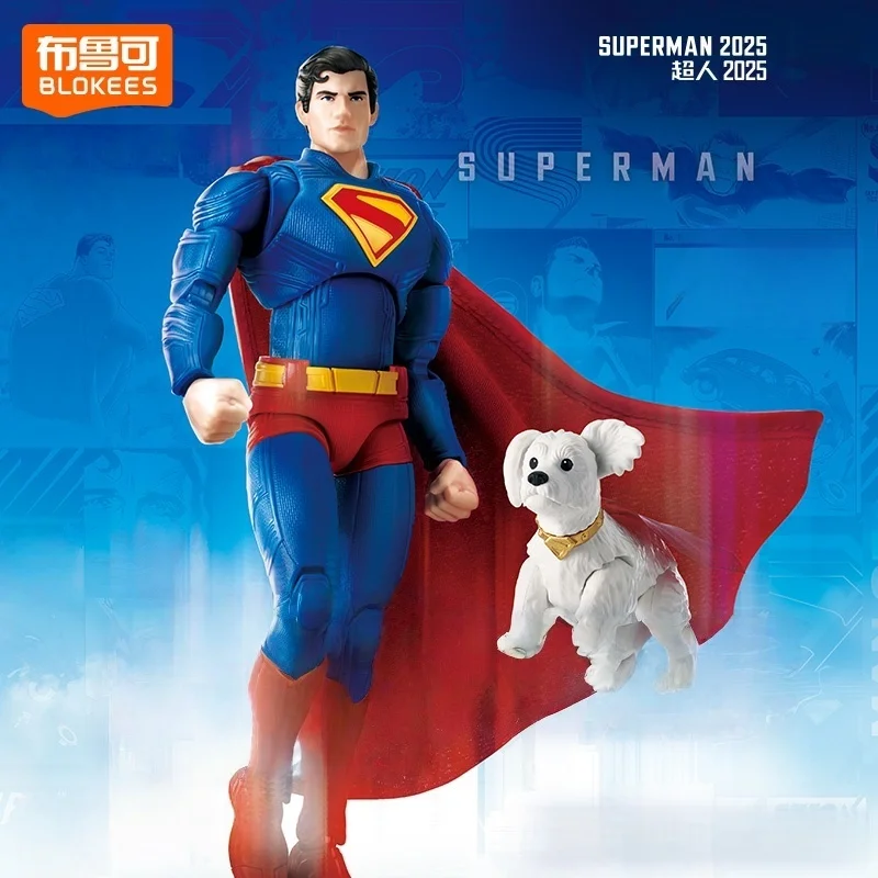 

[In Stock]New Genuine Blokees Dc Hero Superman 2025 Beyond Edition Collectible Toys Action Figure Assembled Model Ornament Gifts