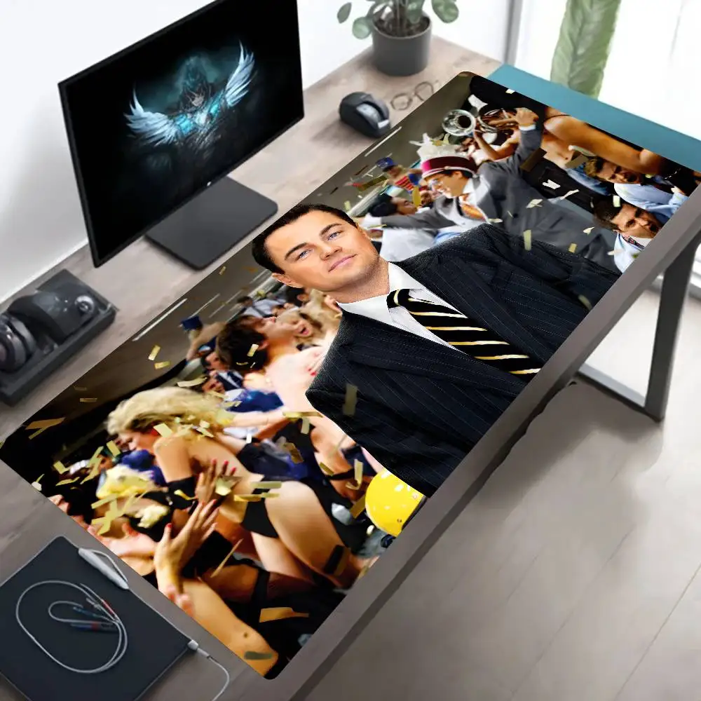 Movie The Wolf Of Wall Streets Mouse Pad Large Gaming Keyboard Mat LockEdge Rubber Computer Office Accessories
