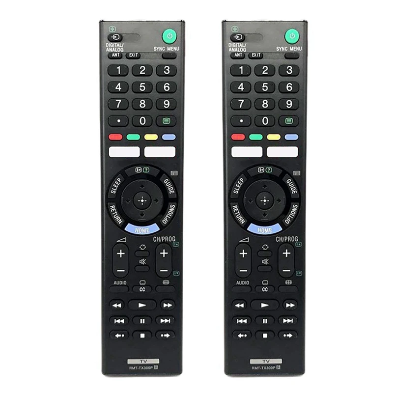 

2025 New-2X New Remote Control RMT-TX300P For Sony BRAVIA TV Youtube Netflix KDL-40W660E KDL-32W660E KD-55X7000F