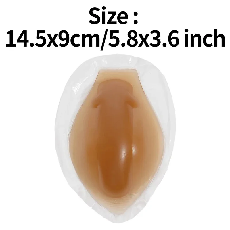 الرجال ثلاثية الأبعاد سيليكون الحقيبة منصات Gaff التزلج واقية للرياضة الرقص كروسدرسر رفع الملابس الداخلية إدراج المنشعب محسن