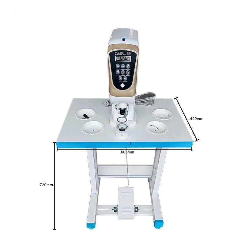 High-quality Seimi-automatic iron hole eye patch machine, suitable for hole clothing accessories of different sizes