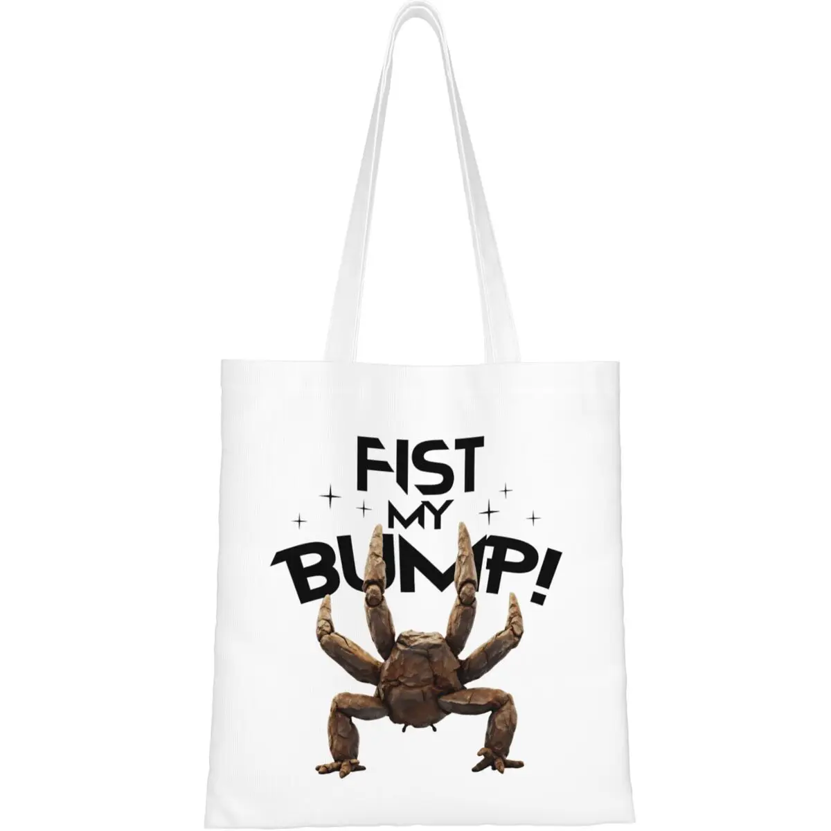Project Hail Mary 2026 Shopper Bag Fist My Bump Print Shopping Bags Women Fun Tote Bag Cloth Travel Female Handbags