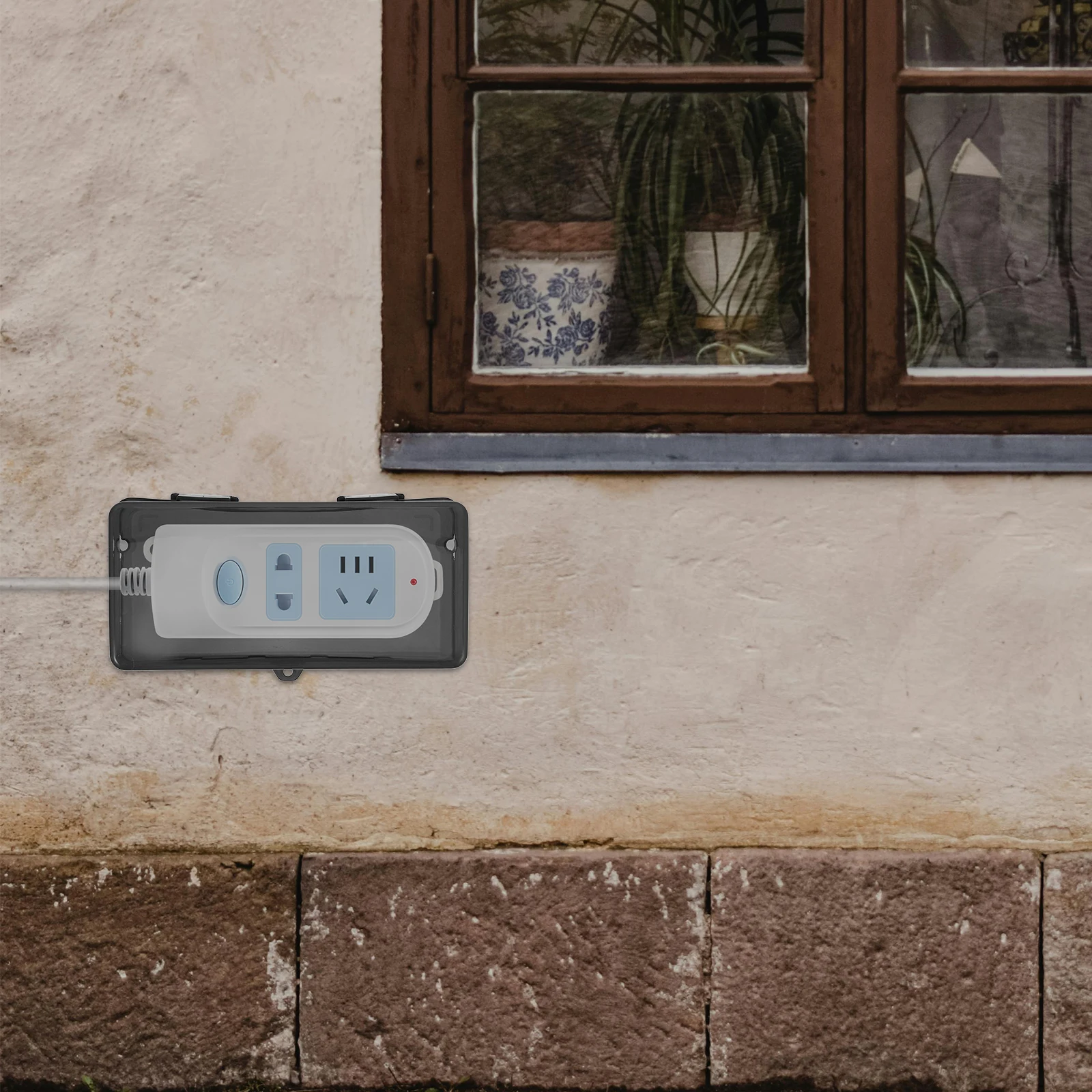 

Waterproof Box for Plug and Drain Outdoor Cover Socket Electrical Panel Plastic Boxes Extension Cord Connectors