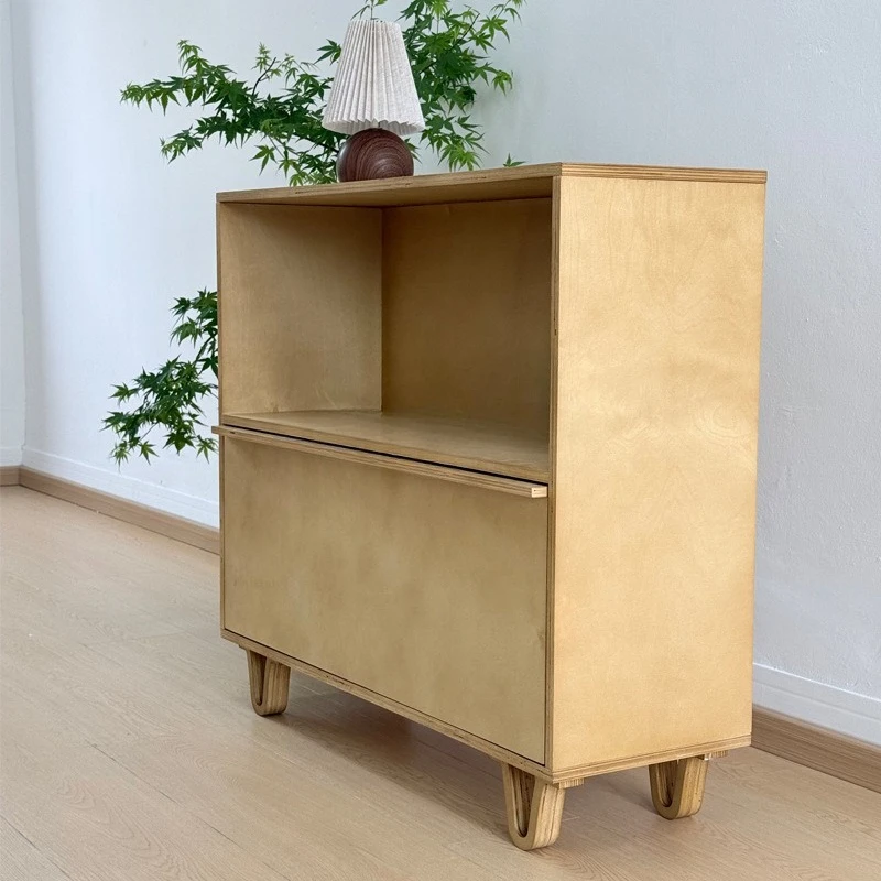 Birch Ocean Board Bedside Table Simple Modern Multifunctional Locker Storage Floor Cabinet