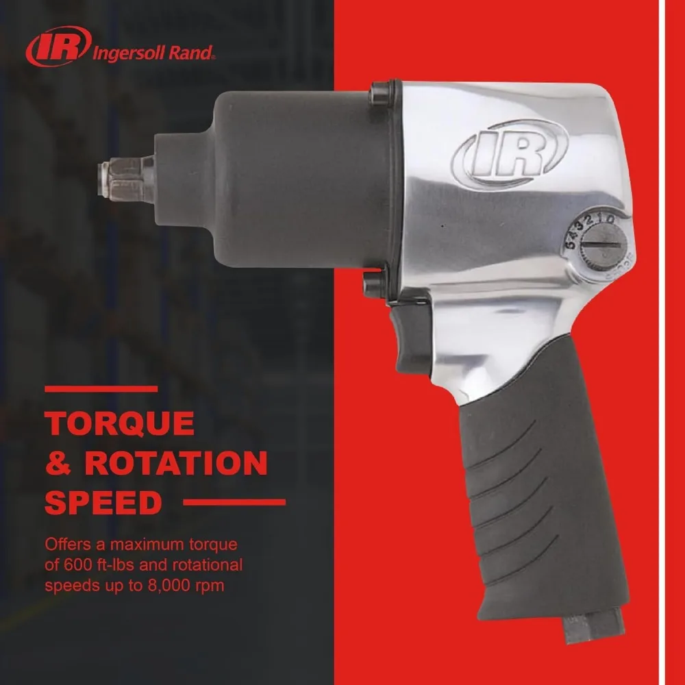 Imagem -05 - Chave de Impacto Aéreo 231c 600 Pés-lbs Torque Máximo Super Duty Punho Pistola