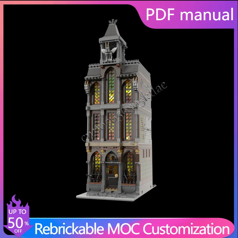

2192 PCS Hot Selling MOC Medieval Mansion Model Custom Building Blocks Education Assembly Toys Children Birthday Surprise Gifts