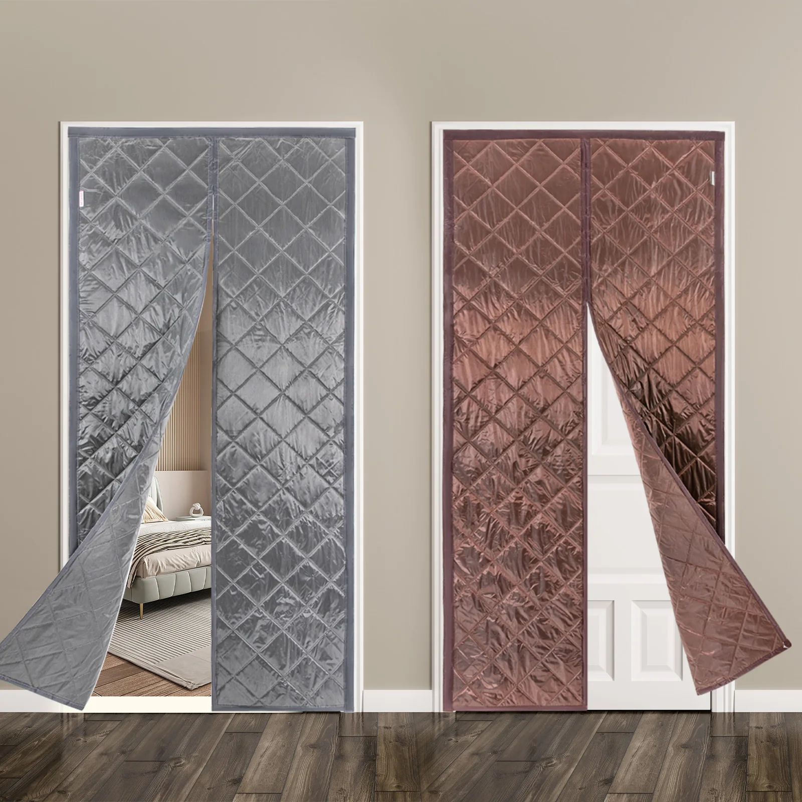 

Магнитная термоизолированная дверная занавеска, дверная изоляционная занавеска, центральная занавеска для дверного проема, водонепроницаемые дверные чехлы