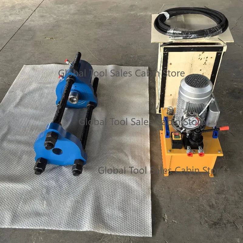 70T-200T Excavator Chain Repair 100T 120T 150T Track Chain Machinery Hydraulic Press Machine with Oil Pump