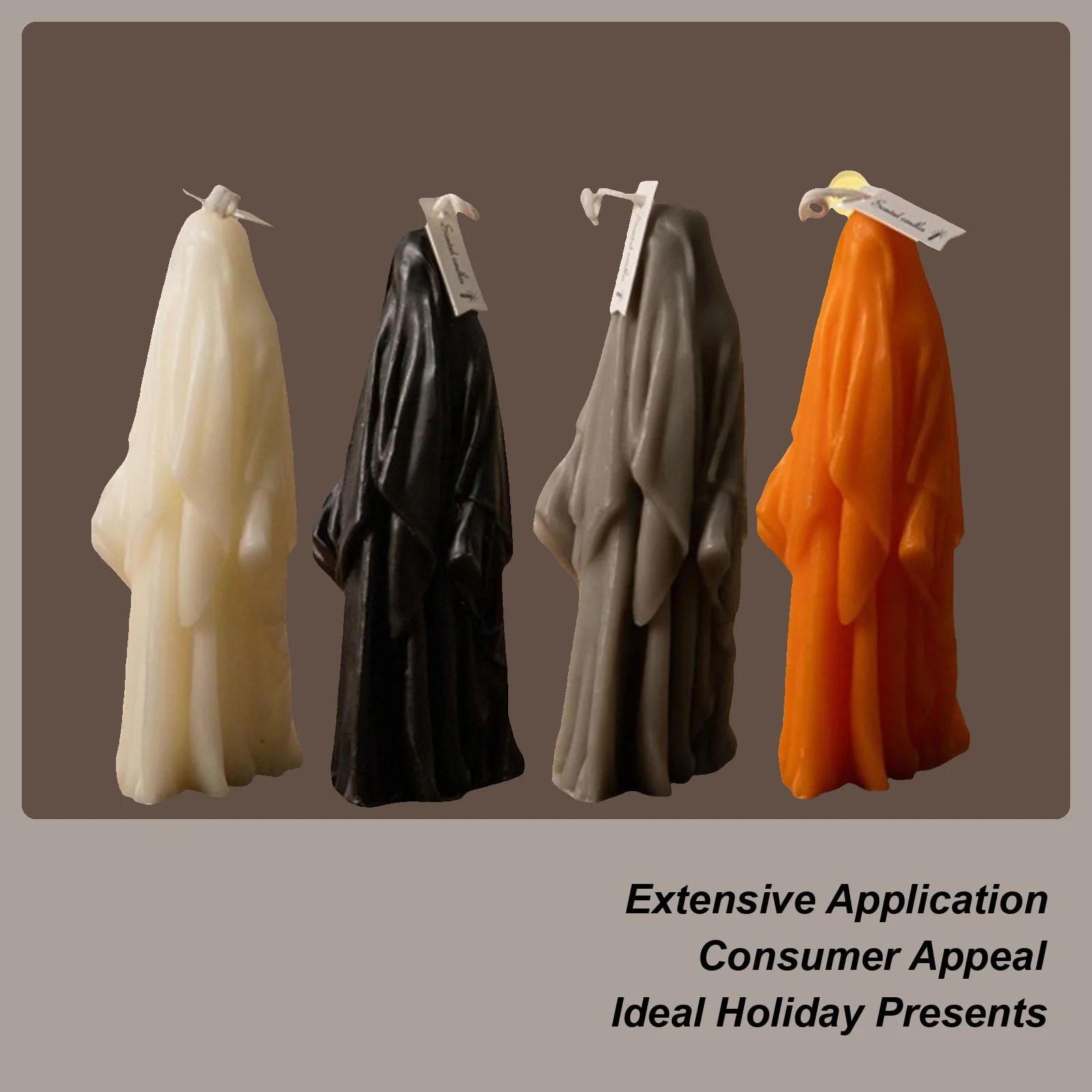 Halloween Geist Duftkerze Aromatherapie Kerzen Teelichter Partydekorationen Tischkerze für Schlafzimmer, Wohnzimmer