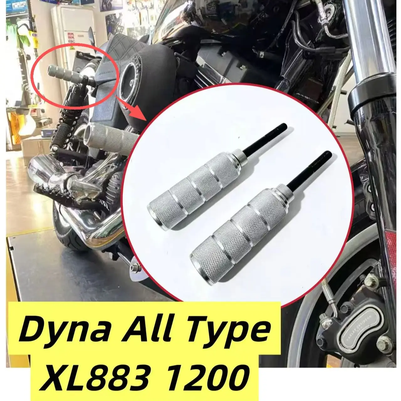 

Harley Dyna All Type XL883 1200 Motorcycle Rear Crash Bar Engine Guard Frame Protector For Low Rider Street Bob Fat Bob 883 Part