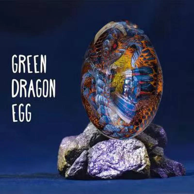 Homhi Lava Dragon Egg Modern Home Decor Dragon Statue Decoration Living Room Innovative Accessories Figurines Gift HBJ-117